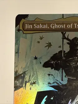 MTG Jin Sakai, Ghost of Tsushima - Rainbow Foil, NM-Mint, English Secret Lair Dr - Image 3