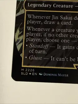 MTG Jin Sakai, Ghost of Tsushima - Rainbow Foil, NM-Mint, English Secret Lair Dr - Image 5