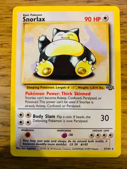Snorlax (27/64) Non Holo Jungle Set Rare Pokemon Card! FAST & FREE P&P! - Image 4