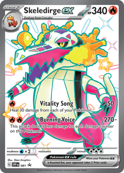 Pokemon TCG GCC Skeledirge ex SVP081 ENGLISH EXC/NM Scarlet&Violet Promo FA - Image 1