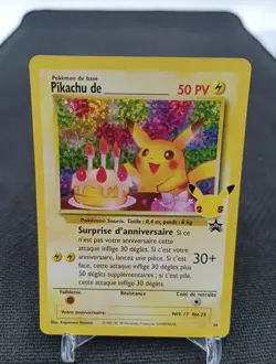 Pikachu Celebration Promo 25 ans Carte Pokemon Fr Secrete - Image 1