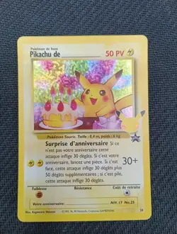 Pikachu Celebration Promo 25 ans Carte Pokemon Fr Secrete - Image 3