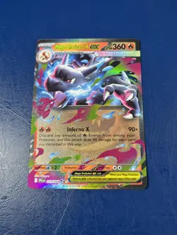 Mega Charizard Ex 013/094 Phantasmal Flames Pokemon Card NM - Image 1