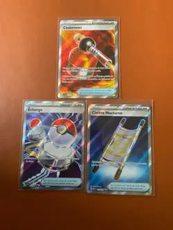 cartes Pokemon Lot de 8 cartes AR OBJETS RARES de blocs recents VF NM - Image 3