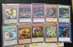 Yugioh Lot Of 10 Holo Cards English See Pic For Exact Cards #9 - Image 1