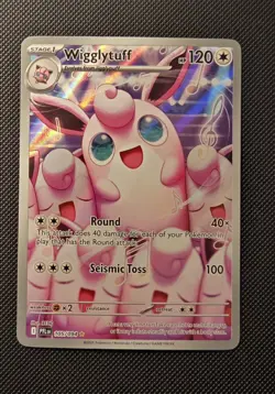 Pokemon TCG Wigglytuff 105/94 Phantasmal Flames Holo Card Illustration Rare - Image 1