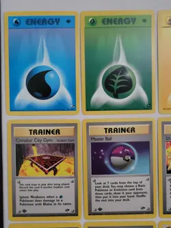 Pokemon 1st Edition Gym Heroes 25 Card Lot 💧 🔥 🍃 ⚡LP Commons/Uncommons - Image 2