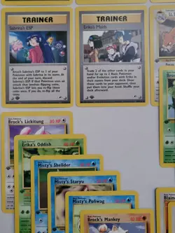 Pokemon 1st Edition Gym Heroes 25 Card Lot 💧 🔥 🍃 ⚡LP Commons/Uncommons - Image 3