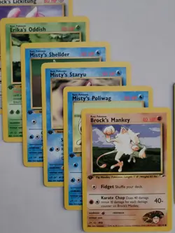 Pokemon 1st Edition Gym Heroes 25 Card Lot 💧 🔥 🍃 ⚡LP Commons/Uncommons - Image 4
