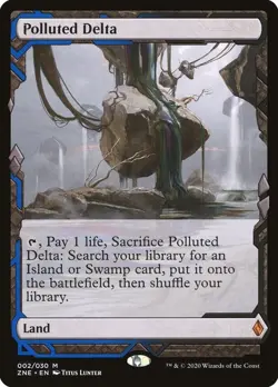 Polluted Delta Zendikar Rising Expeditions Foil - Image 1
