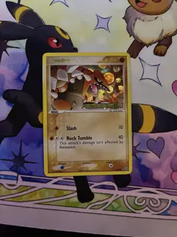 Pokemon TCG Groudon EX Emerald 5/106 Reverse Holo Rare 80HP Slash Rock Tumble - Image 1