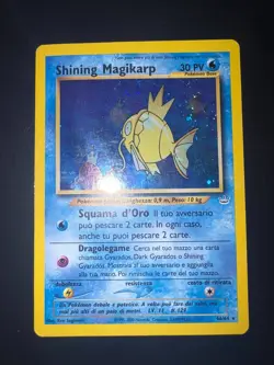 Carta Pokemon Shining Magikarp 66/64 Holo ITA Set Neo Revelation Excellent - Image 2
