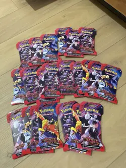 Destined Rivals Sleeved Booster Packs x 22 [Brand New Sealed] Pokemon TCG - Image 2