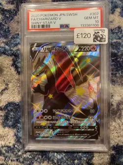PSA 10 Charizard V 307/190 SSR Shiny Star V Japanese Pokemon TCG - Image 1