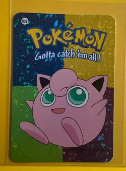 👀 SALE👀 JIGGLYPUFF Pokemon Pocket Monsters Japanese Vending Prism Sticker - Image 1