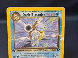 Pokemon TCG Dark Blastoise 20/82 Team Rocket First Edition Non Holo Rare Vintage - Image 3