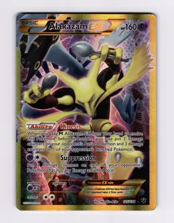 Alakazam EX (Secret) 125/124 XY - Fates Collide 2016 Pokemon Umbreon Collab - Image 1