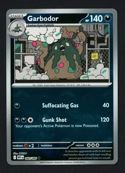 Garbodor Poke ball Holo 060/086 White Flare Uncommon Pokemon TCG - Image 1