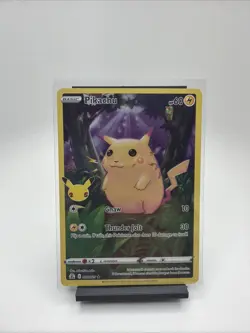 Pikachu Base Set Full Art 005/025 25th Anniversary Pokemon celebrations Near Mi - Image 1