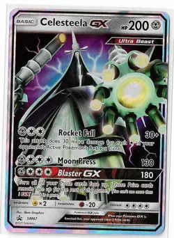 Pokemon TCG Celesteela GX - SM67 SM Black Star Promo SM67 Holo Promo NM - Image 1