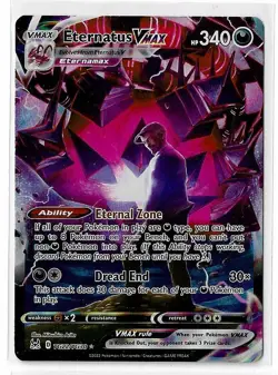 Eternatus VMAX TG22/TG30 SWSH Lost Origin Trainer Gallery Ultra Rare Pokemon NM - Image 1