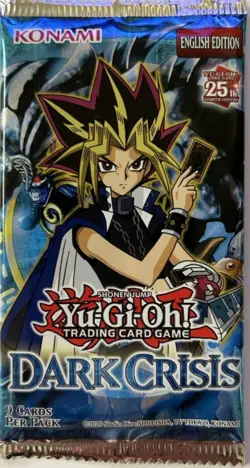 Yugioh Dark Crisis Booster Pack (9 cards booster pack) + 1 ULTRA RARE Gift 🎁 - Image 1