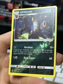 Umbreon 120/214 Lost Thunder 2018 Reverse Holo Rare Pokemon Card TCG - Image 4