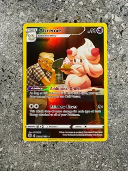 Pokemon TCG Cards Alcremie TG08/TG30 Brilliant Stars Full Art Character Rare - Image 1