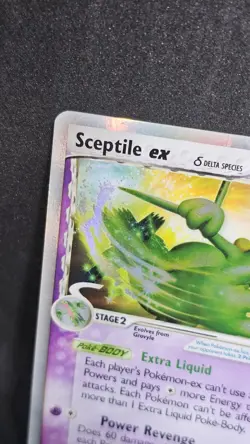 Pokemon Sceptile EX Holo Card Delta Species 96/100 Crystal Guardians LP/MP - Image 3