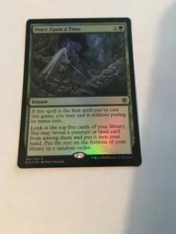 MTG Magic the Gathering Throne of Eldraine FOIL Once Upon a Time - Image 1