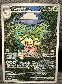 Pokemon TCG Exeggutor 135/132 Mega Evolution English Illustration Card - Image 1