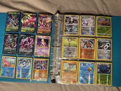 Pokemon TCG Vintage Childhood Binder Collection Lot Over 200 Cards Holos - Image 1