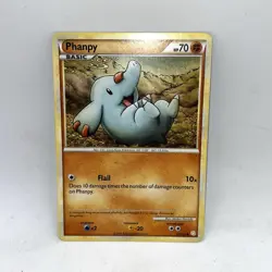 Phanpy 77/123 Pokemon Heartgold & Soulsilver Common 2010 LP Pokemon TCG - Image 1