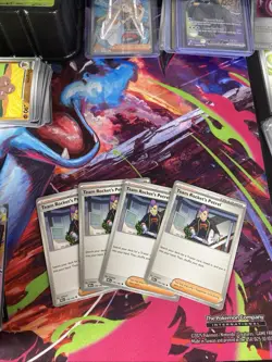 4x Playset Team Rocket's Petrel 176/182 SV10: Destined Rivals Pokemon-NM - Image 1