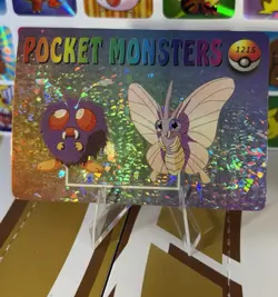 Pokemon Vintage Vending Machine Holo prism Nintendo 1998 Bandai Rare sticker - Image 3