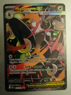 POKEMON MEGA LOPUNNY EX 128/094 SPECIAL ILLUSTRATION RARE SIR Phantasmal Flames - Image 1