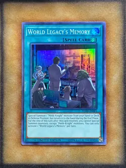 Yugioh World Legacy's Memory FLOD-ENSE3 Super Rare Limited Edition NM - Image 1