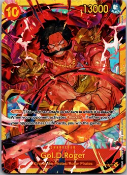 One Piece Card Game OPTCG Gol D Roger OP09-118 SEC Secret Rare EN - Image 1