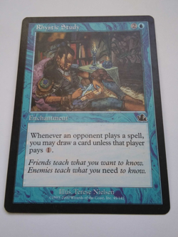 Rhystic Study (Prophecy - Lightly Played/LP) - Image 1