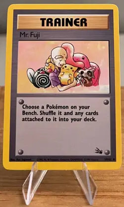 Mr. Fuji Trainer Card Pokemon Non-Holo Near Mint 58/62 Uncommon Fossil Set 1999 - Image 1