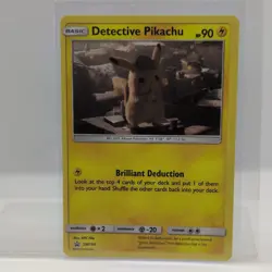 Pokemon TCG-Detective Pikachu SM194 Black Star Promo Holo NM - Image 1
