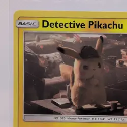 Pokemon TCG-Detective Pikachu SM194 Black Star Promo Holo NM - Image 2