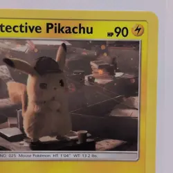 Pokemon TCG-Detective Pikachu SM194 Black Star Promo Holo NM - Image 3