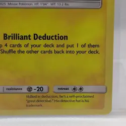 Pokemon TCG-Detective Pikachu SM194 Black Star Promo Holo NM - Image 4
