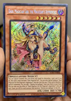 Yugioh Dark Magician Girl the Magician’s Apprentice ALIN-EN004 Secret Rare NM - Image 1