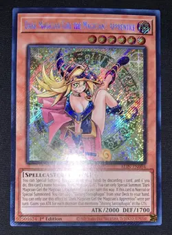 Yugioh Dark Magician Girl the Magician’s Apprentice ALIN-EN004 Secret Rare NM - Image 3