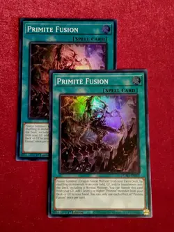 Yu-Gi-Oh! (x2) Primite Fusion - DUAD-EN065 - Super Rare - 1st Edition - Unplayed - Image 1