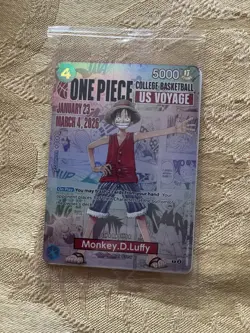 Monkey.D.Luffy (055) (College Basketball US Voyage) P-055 One Piece Promotion - Image 5