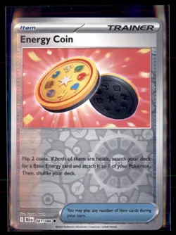 Pokemon Energy Coin Black Bolt BLK 081/086 Reverse Holo 3 Card Lot - Image 1