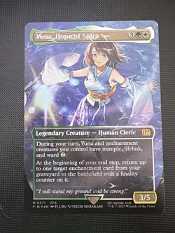 Yuna, Hope of Spira (Borderless) (Chocobo Track Foil) Final Fantasy Foil - Image 1